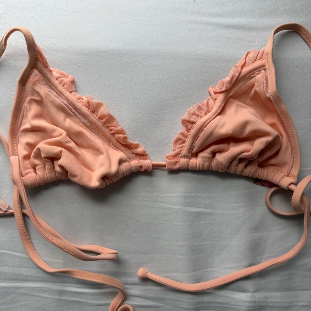 Victorias secret XS coral Bikini top